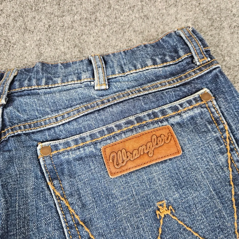 Wrangler Retro Relaxed Bootcut Jeans Mens 34x34 Blue Medium Wash 10WRT20JH
